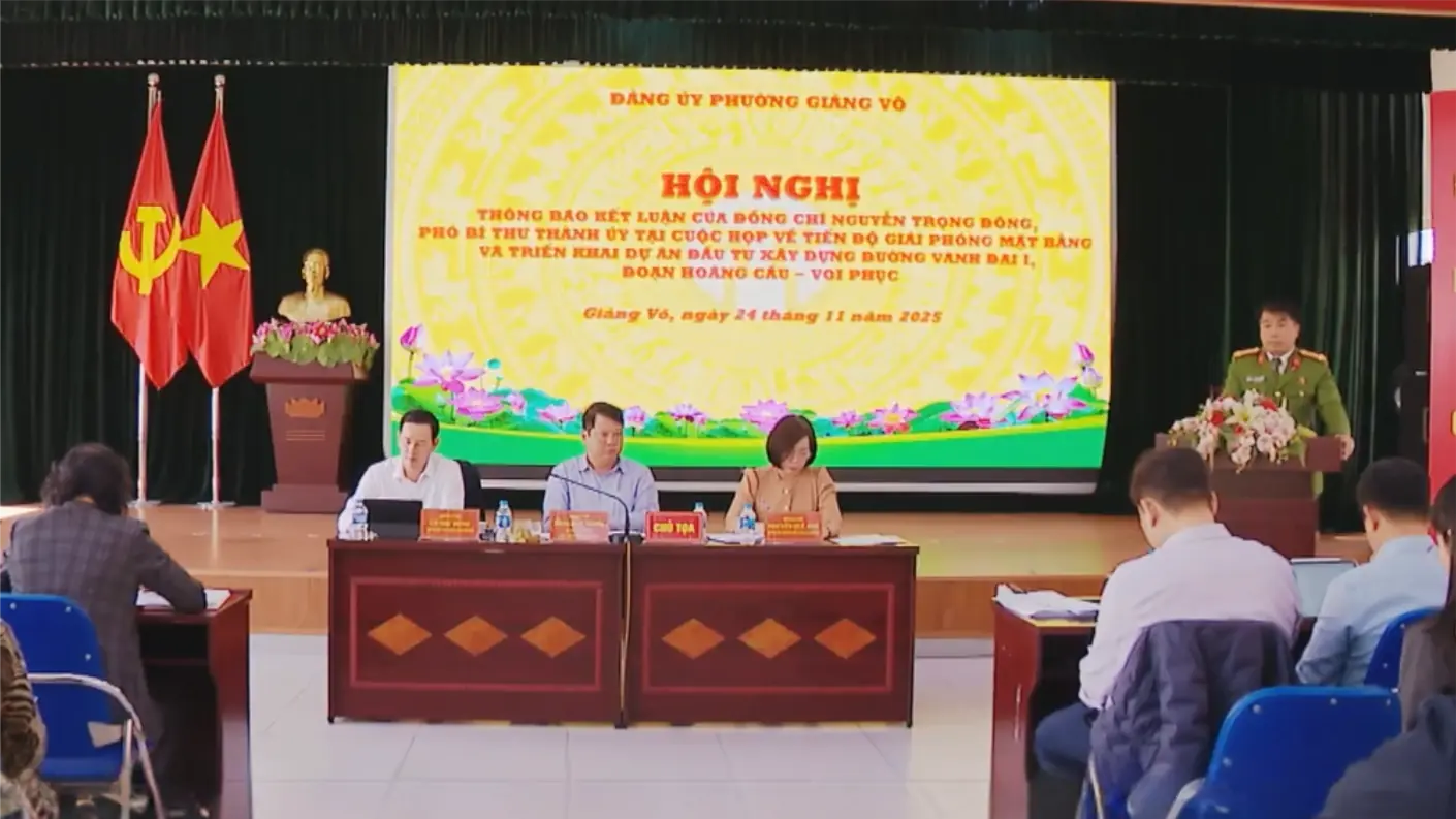 Phát động 20 ngày đêm hoàn thành GPMB Vành đai 1